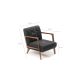 ATELIER DEL SOFA Fotelja Kemer, tamnosiva - 825BLC2318