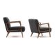 ATELIER DEL SOFA Fotelja Kemer, tamnosiva - 825BLC2318