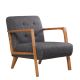 ATELIER DEL SOFA Fotelja Kemer, tamnosiva - 825BLC2318