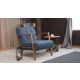 ATELIER DEL SOFA Fotelja Kemer, plava - 825BLC2319
