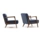 ATELIER DEL SOFA Fotelja Kemer, plava - 825BLC2319