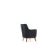 ATELIER DEL SOFA Fotelja Gonca, antracit - 825BLC2344