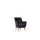 ATELIER DEL SOFA Fotelja Gonca, antracit - 825BLC2344