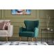 ATELIER DEL SOFA Fotelja Karina, petrolej - 825BLC2347