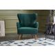 ATELIER DEL SOFA Fotelja Karina, petrolej - 825BLC2347