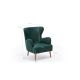 ATELIER DEL SOFA Fotelja Karina, petrolej - 825BLC2347