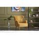 ATELIER DEL SOFA Fotelja Karina, zlatna - 825BLC2351