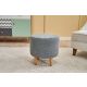 ATELIER DEL SOFA Tabure Findik Gabban 14, siva - EP2803244