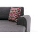 ATELIER DEL SOFA Ugaona garnitura Belen, antracit - 825BLC2527