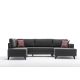 ATELIER DEL SOFA Ugaona garnitura Efsun, antracit - 825BLC2528