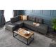 ATELIER DEL SOFA Ugaona garnitura Manama, leva, antracit - 825BLC2541
