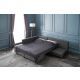 ATELIER DEL SOFA Ugaona garnitura Manama, leva, antracit - 825BLC2541