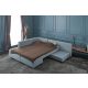 ATELIER DEL SOFA Ugaona garnitura Manama, leva, svetloplava - 825BLC2542
