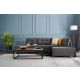 ATELIER DEL SOFA Ugaona garnitura Manama, desna, antracit - 825BLC2544