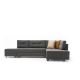 ATELIER DEL SOFA Ugaona garnitura Manama, desna, antracit - 825BLC2544