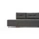 ATELIER DEL SOFA Ugaona garnitura Manama, desna, antracit - 825BLC2544