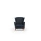 ATELIER DEL SOFA Fotelja Lola Berjer, antracit - 825BLC2547