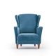 ATELIER DEL SOFA Fotelja Lola Berjer, tirkizna - 825BLC2551