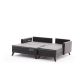 ATELIER DEL SOFA Ugaona garnitura sa tabureom Bella Mini, desna, antracit - 825BLC2578