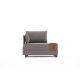ATELIER DEL SOFA Ugaona sofa Fly, leva, braon - 825BLC2660