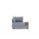 ATELIER DEL SOFA Ugaona sofa Fly, leva, svetloplava - 825BLC2664
