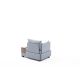 ATELIER DEL SOFA Ugaona sofa Fly, leva, svetloplava - 825BLC2664