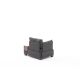 ATELIER DEL SOFA Ugaona sofa Fly, leva, antracit - 825BLC2666