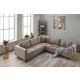 ATELIER DEL SOFA Ugaona garnitura Kale Linen, krem - 825BLC2712