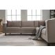 ATELIER DEL SOFA Ugaona garnitura Kale Linen, krem - 825BLC2712