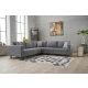 ATELIER DEL SOFA Ugaona garnitura Kale Linen, siva - 825BLC2713