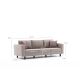 ATELIER DEL SOFA Trosed Kale Linen, krem - 825BLC2730