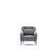 ATELIER DEL SOFA Fotelja Venus, siva - 825BLC2746
