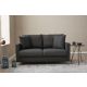 ATELIER DEL SOFA Dvosed Eva, antracit - 825BLC2773