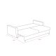 ATELIER DEL SOFA Trosed Eva, krem - 825BLC2780