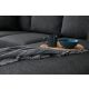 ATELIER DEL SOFA Ugaona garnitura sa tabureom Eva, desna, antracit - 825BLC2783