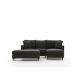 ATELIER DEL SOFA Ugaona garnitura sa tabureom Eva, desna, antracit - 825BLC2783