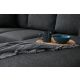 ATELIER DEL SOFA Ugaona garnitura sa tabureom Eva, leva, antracit - 825BLC2784