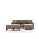 ATELIER DEL SOFA Ugaona garnitura sa tabureom Eva, desna, krem - 825BLC2785