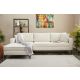 ATELIER DEL SOFA Ugaona garnitura Berlin, leva, krem/crna - 825BLC2803