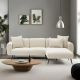 ATELIER DEL SOFA Ugaona garnitura Side, desna, krem - 825BLC2856
