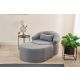 ATELIER DEL SOFA Fotelja Pitta, siva - 825BLC4724