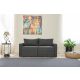 ATELIER DEL SOFA Dvosed Saros, antracit - 825BLC5414