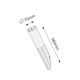 Rabalux Spoljna zidna rasveta Inox torch E27 1x MAX 25W brušeni hrom (8261) - 8261