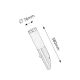 Rabalux Spoljna zidna rasveta Inox torch E27 1x MAX 25W brušeni hrom (8266) - 8266-1