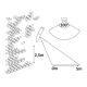 Rabalux Spoljna zidna rasveta Inox torch E27 1x MAX 25W brušeni hrom (8266) - 8266-1