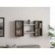 HANAH HOME Zidna polica Bambi, bela/braon - 835PUQ1604
