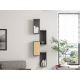 HANAH HOME Zidna polica Esta, antracit/braon - 835PUQ1606