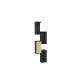 HANAH HOME Zidna polica Esta, antracit/braon - 835PUQ1606