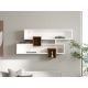 HANAH HOME Zidna polica Karen, braon/bela - 835PUQ1607