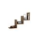 HANAH HOME Zidna polica Mist, braon - 835PUQ1619